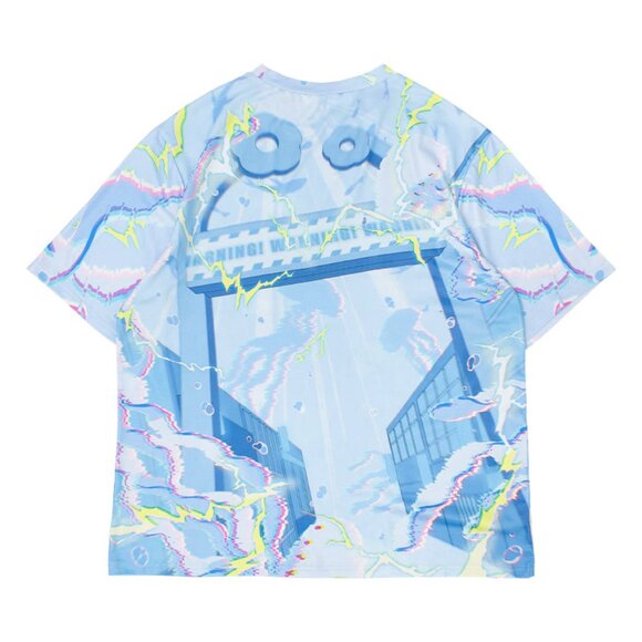 ACDC RAG - Cyber Jellyfish Anime Oversized Tee - Picture 8 of 8